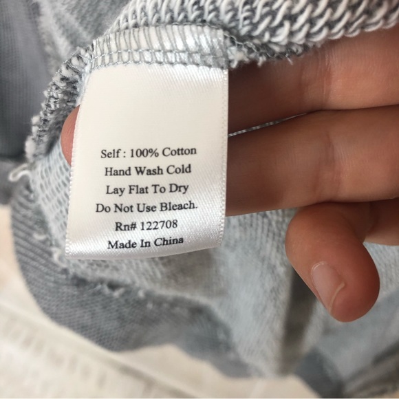 Johnny Was Pete & Greta Gray Raw Hem Open Front Cardigan - Picture 5 of 7